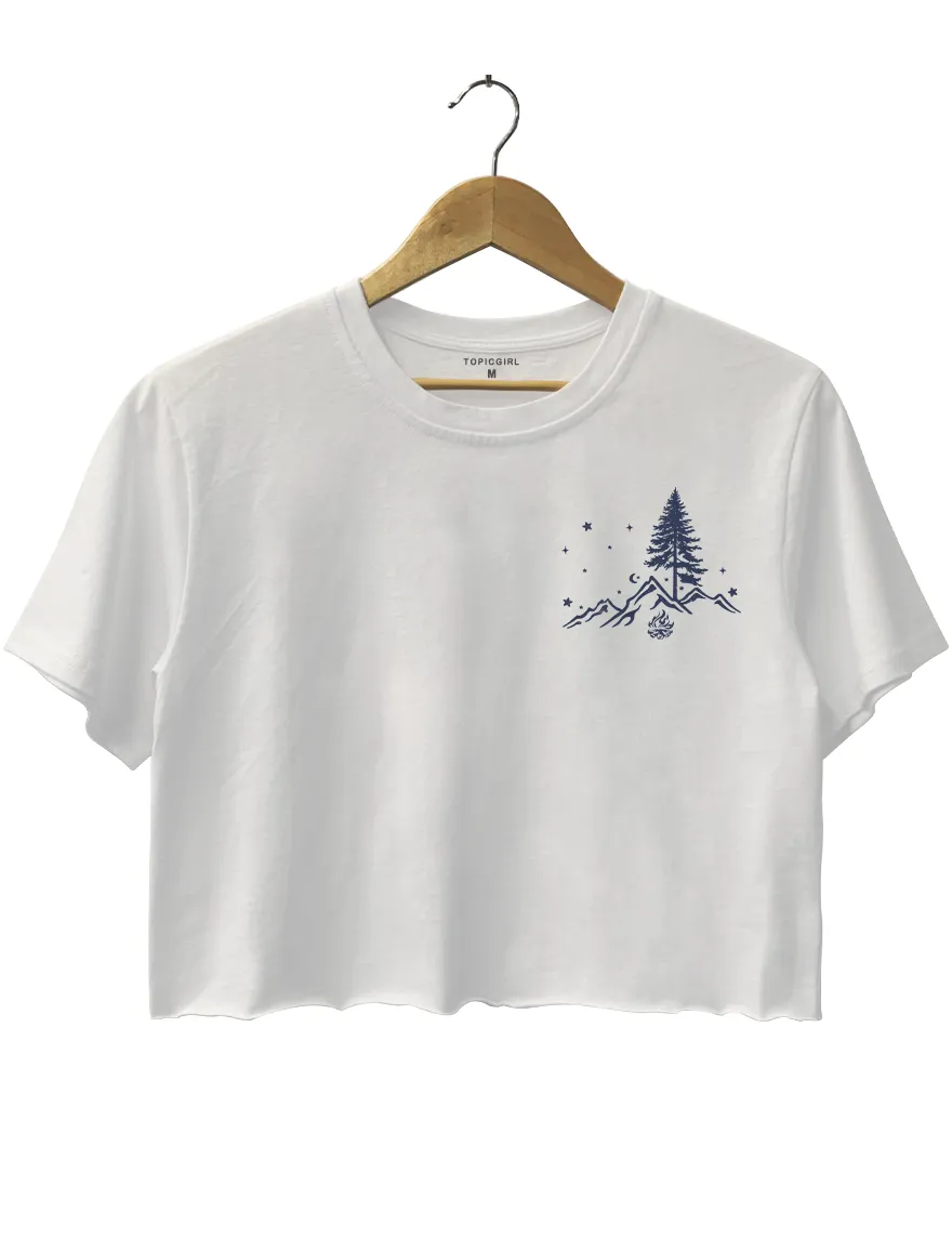 No City Lights Just Camp Fire Nights Crop Top sold by Topic Girl product image thumbnail 2