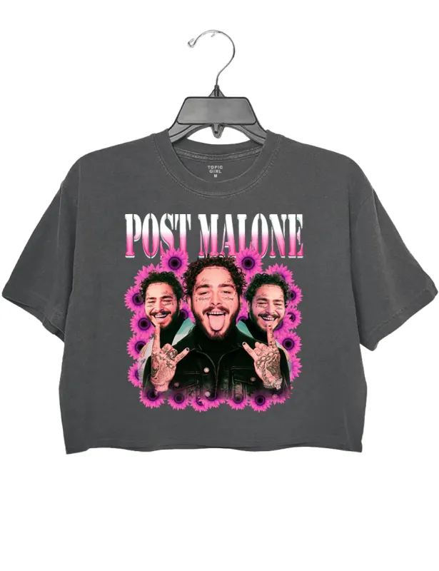 Post Malone Crop Top made by Topic Girl