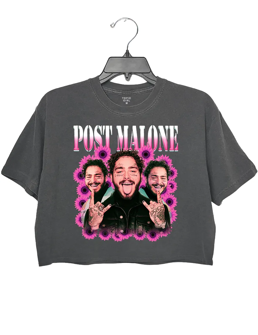 Post Malone Crop Top sold by Topic Girl
