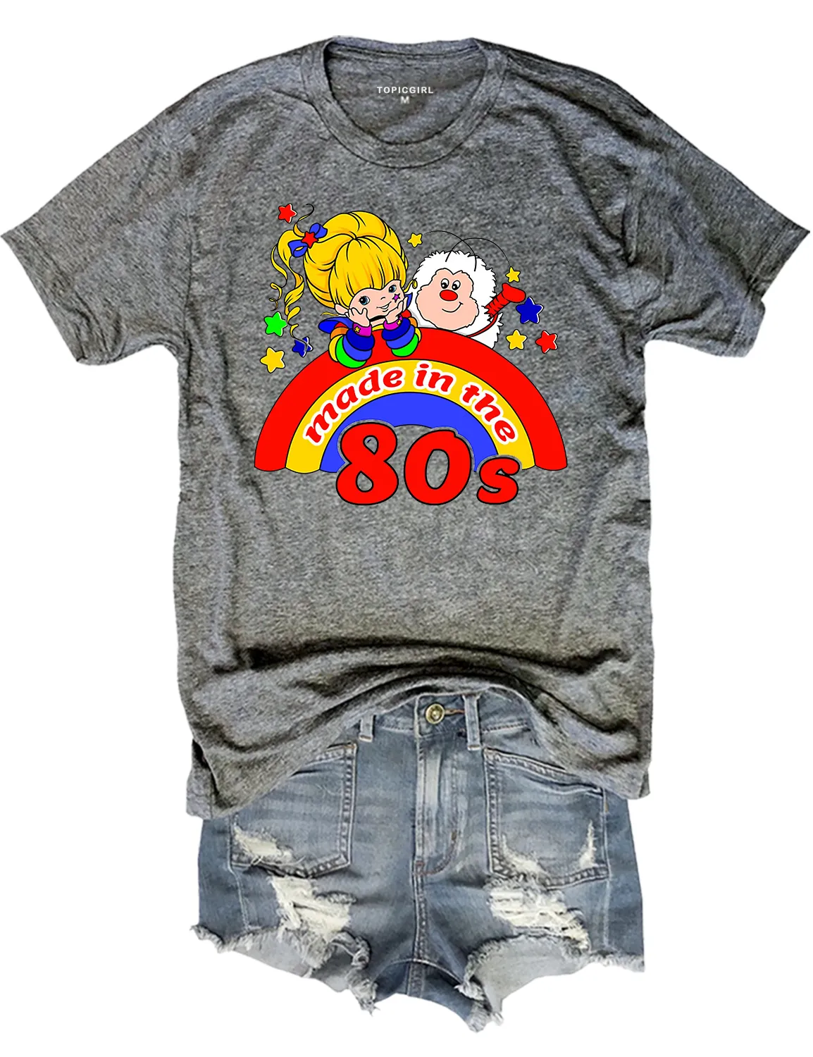 Made In The 80s Crop Top sold by Topic Girl product image thumbnail 3