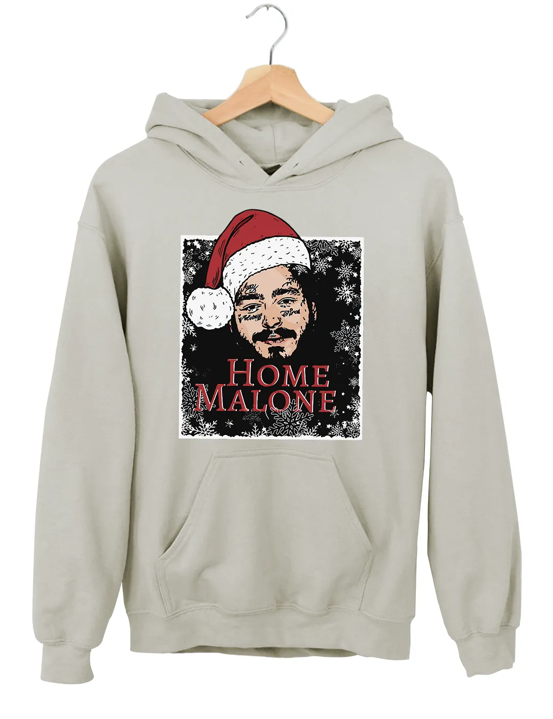 Home Malone Christmas Crop Sweatshirt sold by Topic Girl product image thumbnail 4