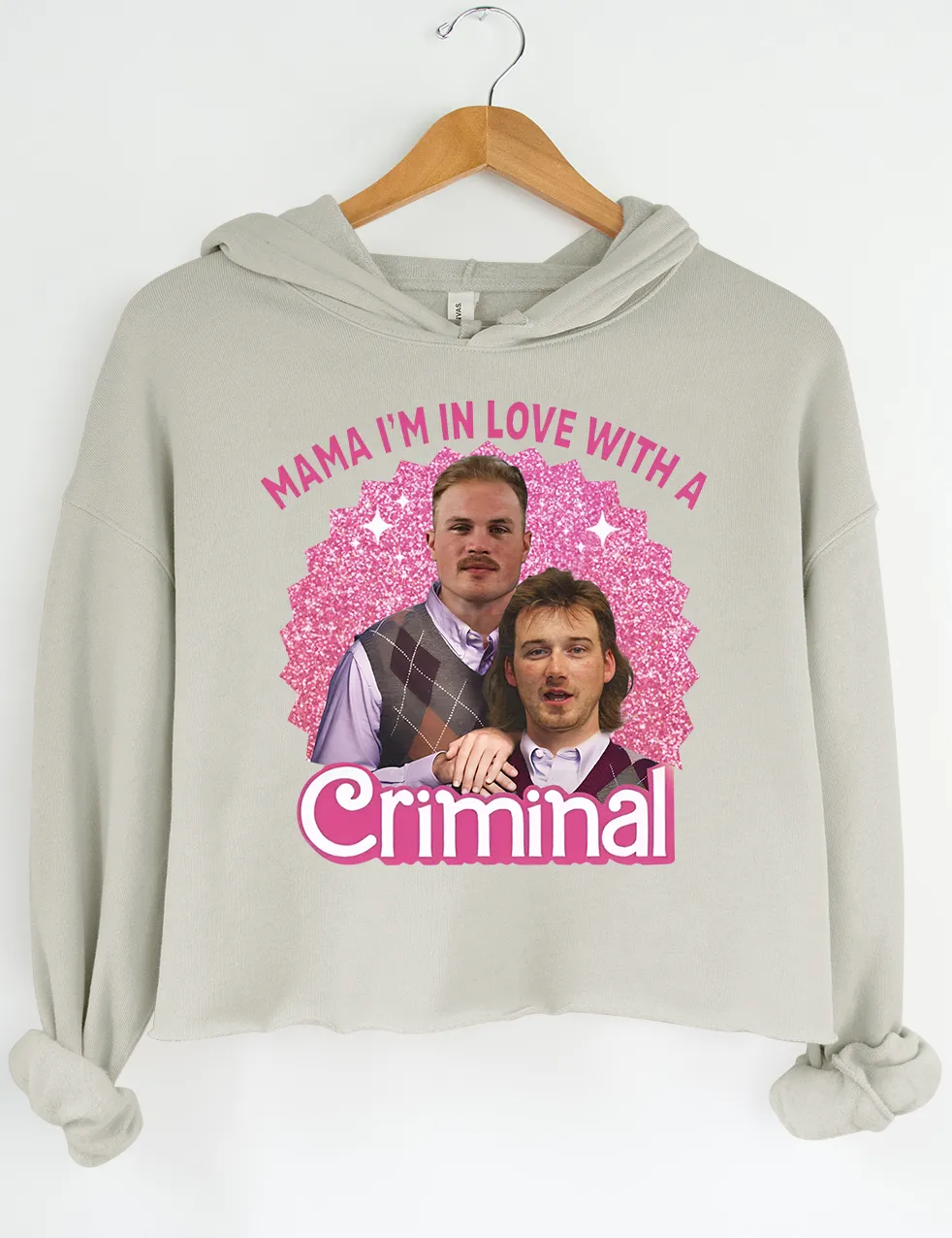 I’m In Love With A Criminal Hoodie sold by Topic Girl product image thumbnail 2