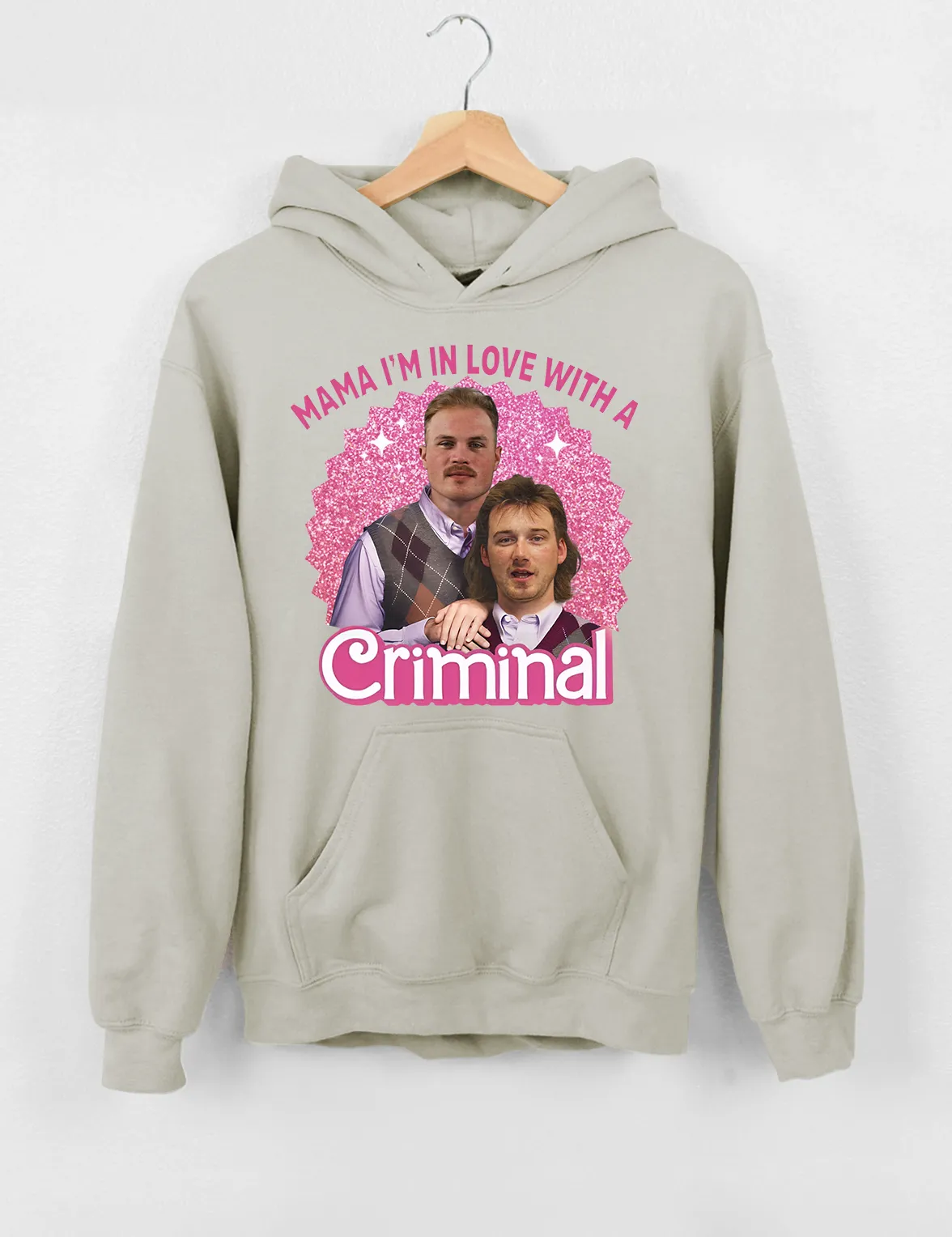 I’m In Love With A Criminal Sweatshirt sold by Topic Girl product image thumbnail 3