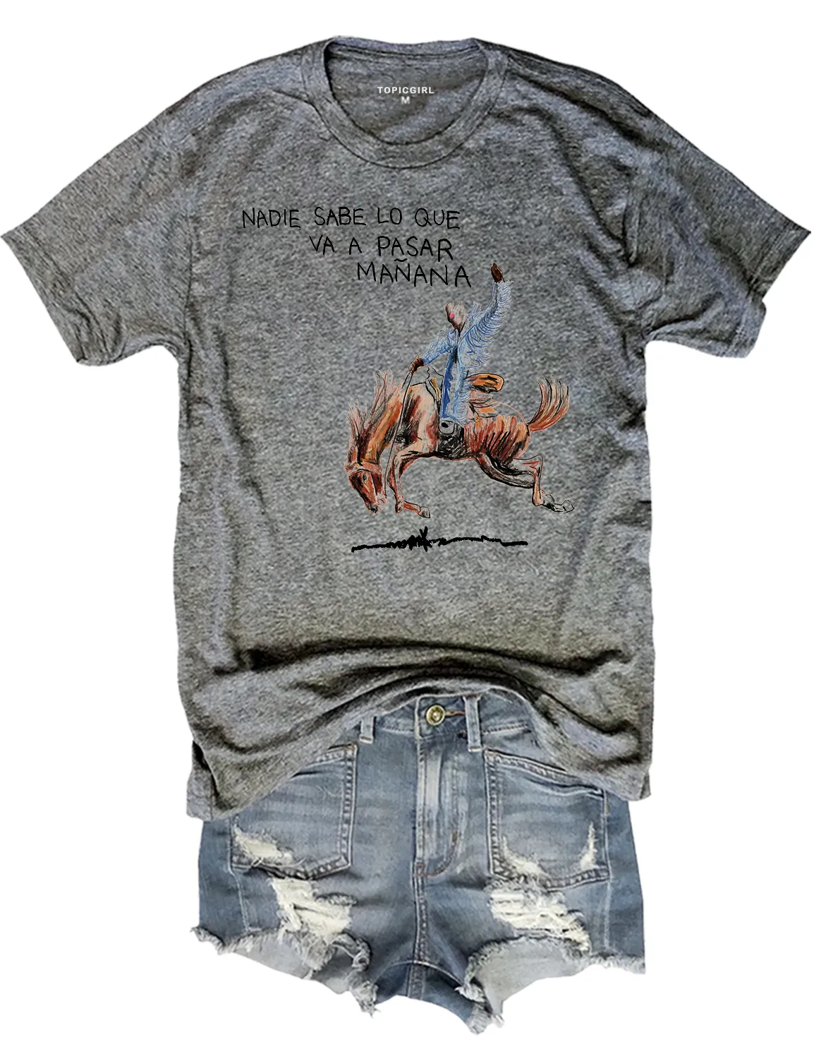 Bad Bunny New Album Crop Top sold by Topic Girl product image thumbnail 5