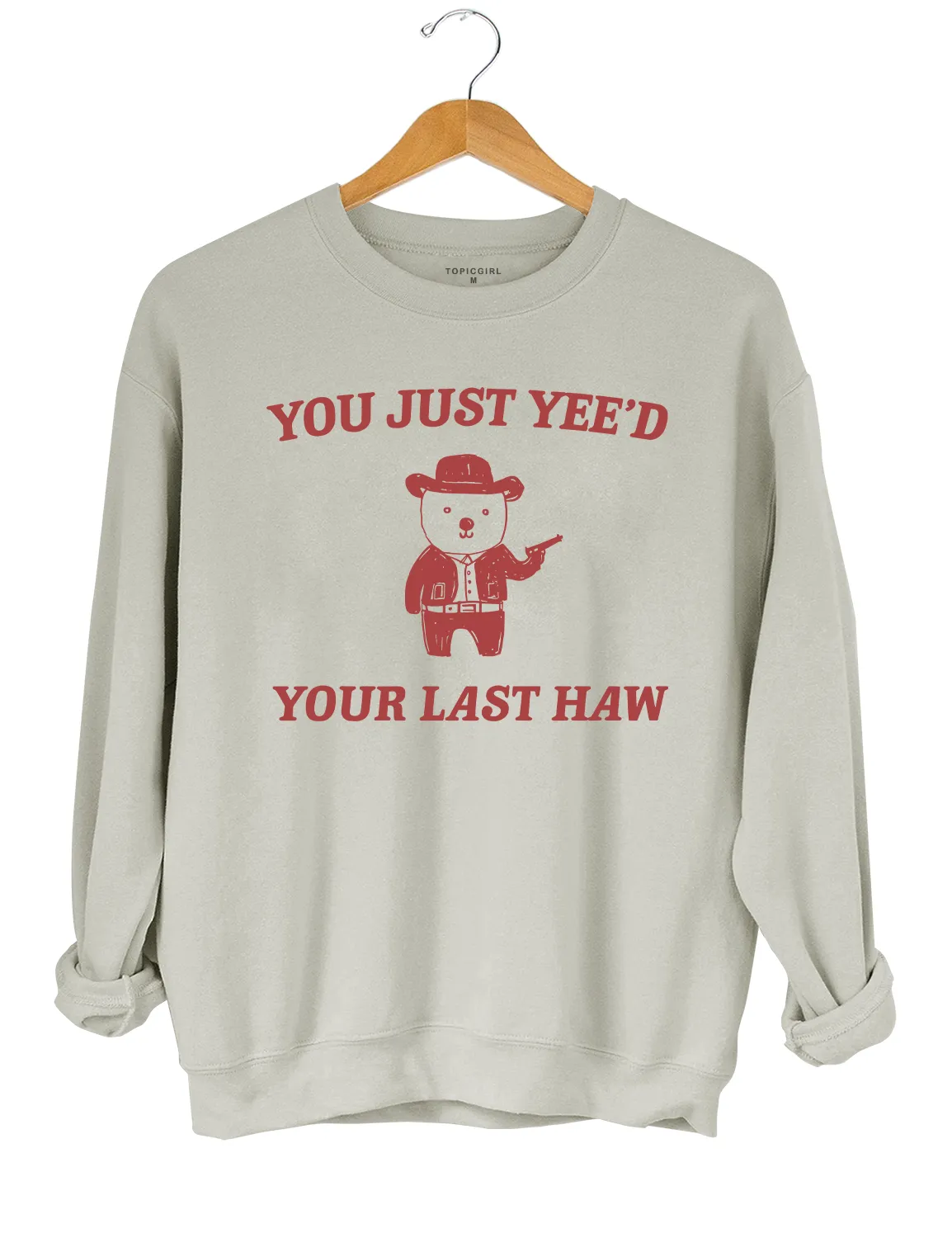 You Just Yee'd Your Last Haw Crop Top sold by Topic Girl product image thumbnail 5