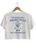 Are You A Smart Fella Or Fart Smella? Crop Top sold by Topic Girl