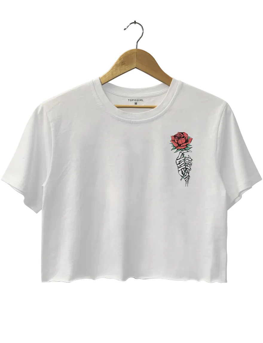 Run Little Mouse Rose Crop Top sold by Topic Girl product image thumbnail 5