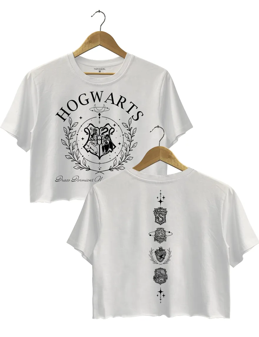 Hogwarts House Crop Top sold by Topic Girl