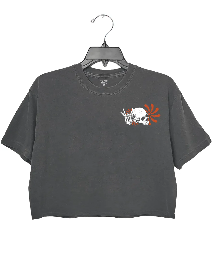 I Have Cool Tattoos Crop Top sold by Topic Girl product image thumbnail 2