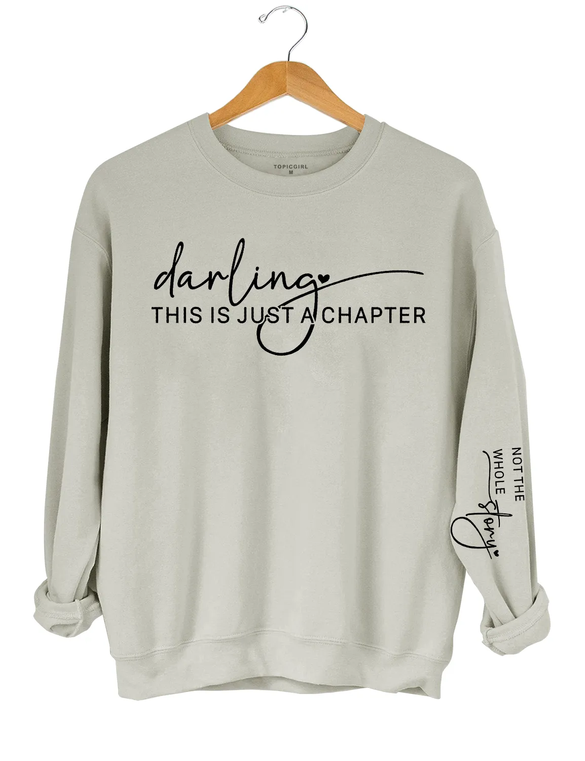 This Is Just A Chapter Not The Whole Story Crop Sweatshirt sold by Topic Girl product image thumbnail 2