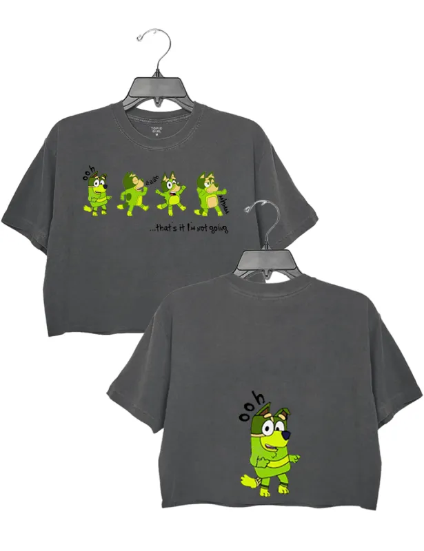 Bluey Christmas Crop Top sold by Topic Girl