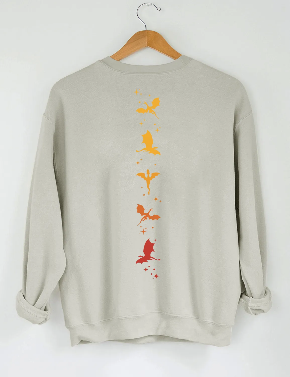 Iron Flame Fourth Wing Sweatshirt sold by Topic Girl product image thumbnail 3