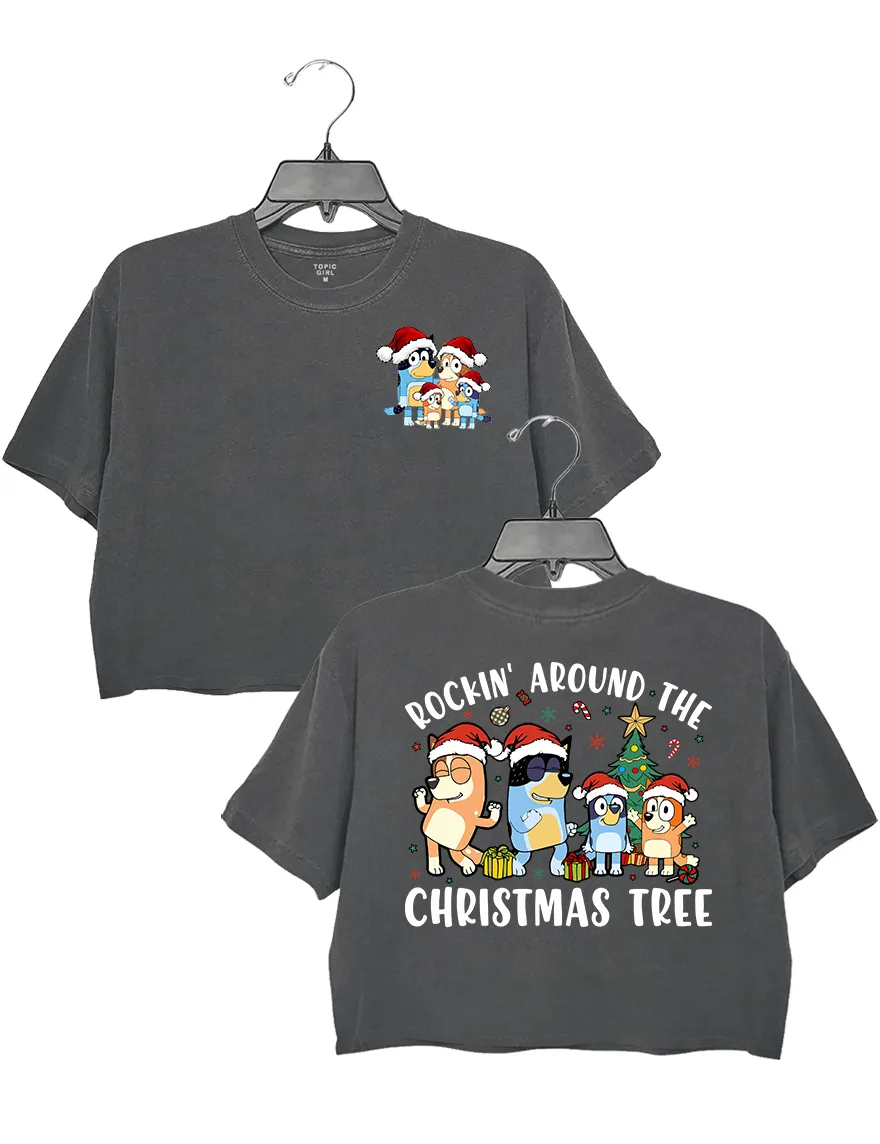 Rockin' Around the Christmas Tree Tee sold by Topic Girl product image thumbnail 4