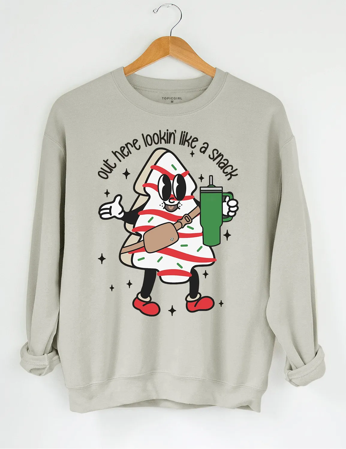 Boojee Out Here Lookin Like A Snack Sweatshirt sold by Topic Girl