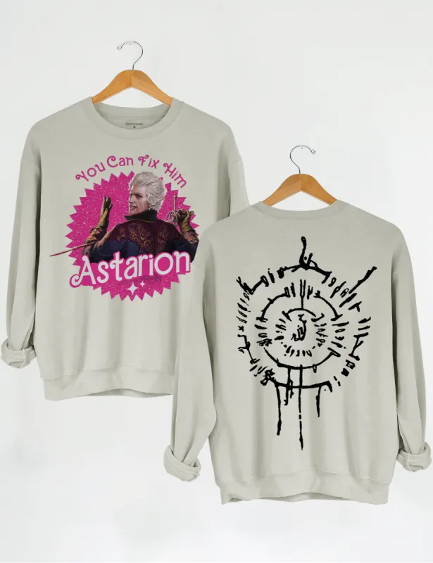 You Can Fix Him Astarion Sweatshirt sold by Topic Girl