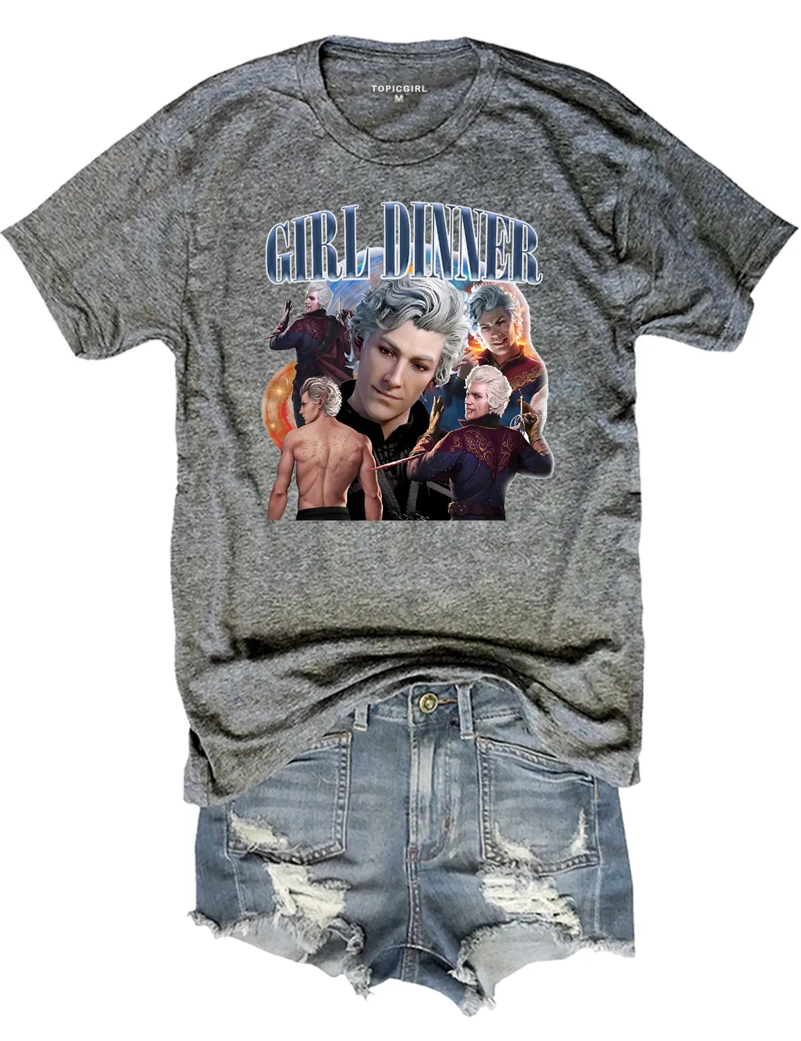 Baldur's Gate 3 Astarion High Elf Tee sold by Topic Girl product image thumbnail 2