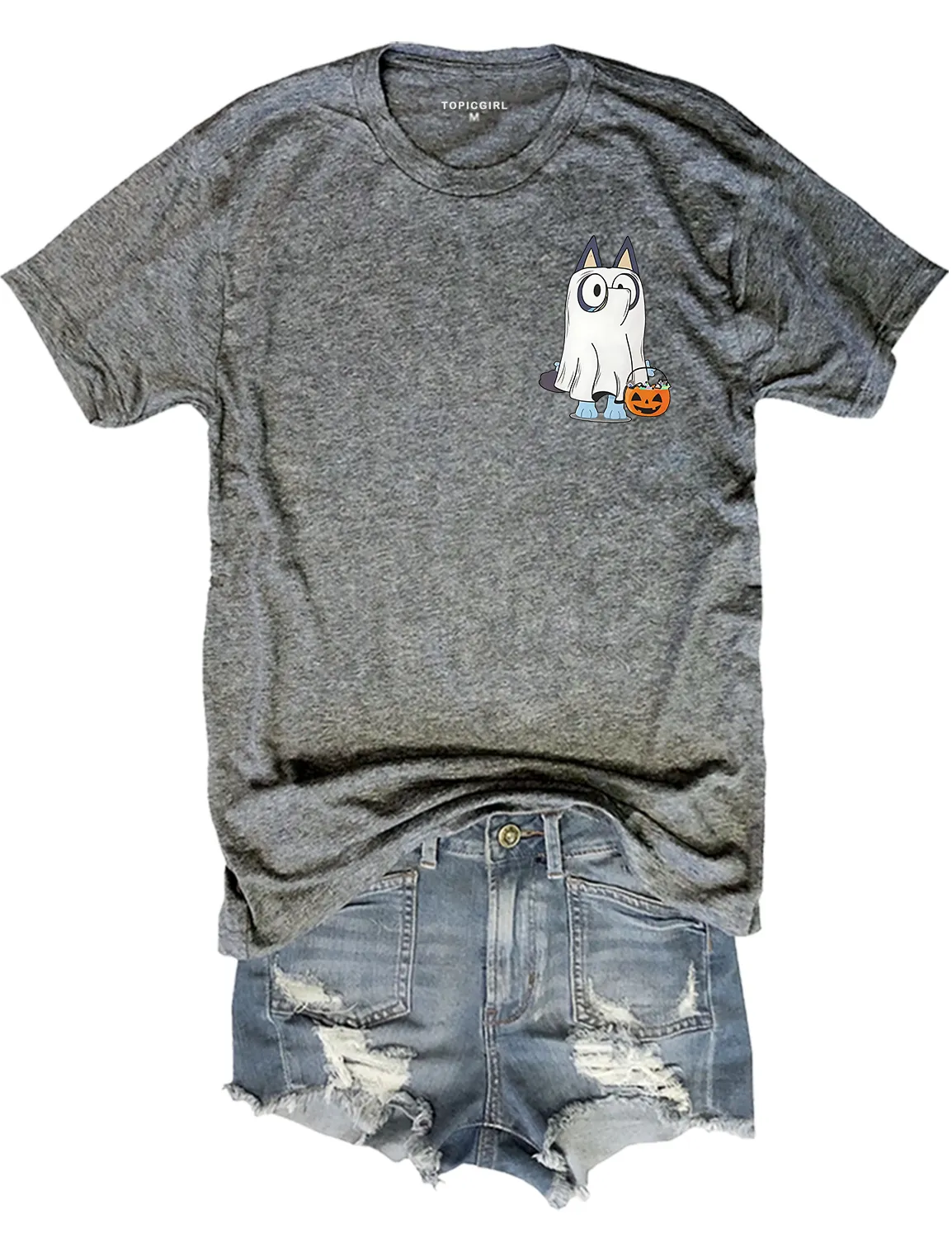 Booey Halloween Spooky Tee sold by Topic Girl product image thumbnail 2