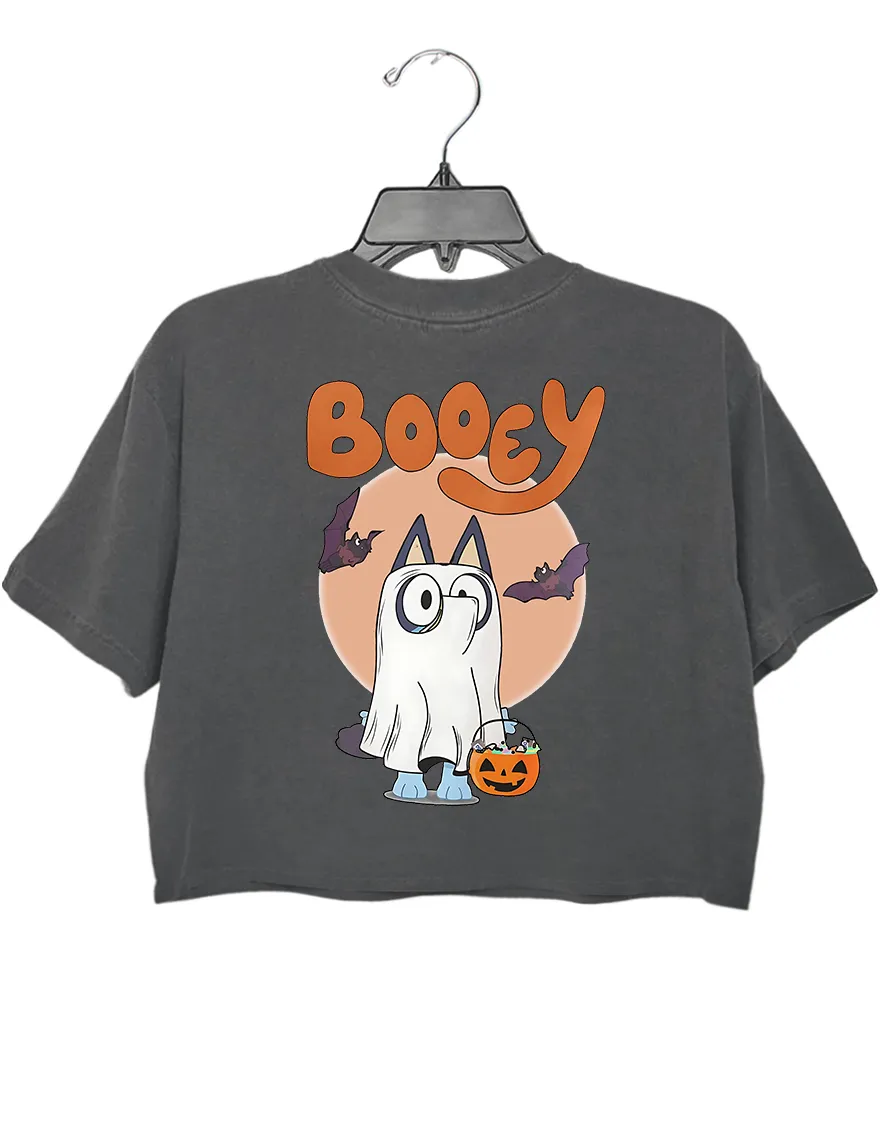 Booey Halloween Spooky Crop Top sold by Topic Girl product image thumbnail 3