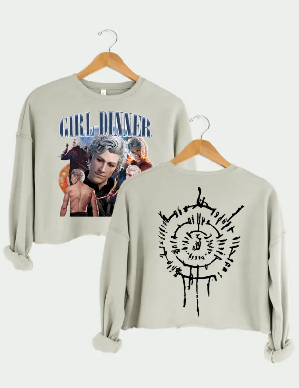 Baldur's Gate 3 Astarion High Elf Crop Sweatshirt sold by Topic Girl