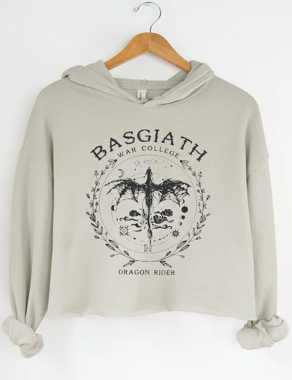 Basgiath War College Crop Sweatshirt sold by Topic Girl product image thumbnail 3