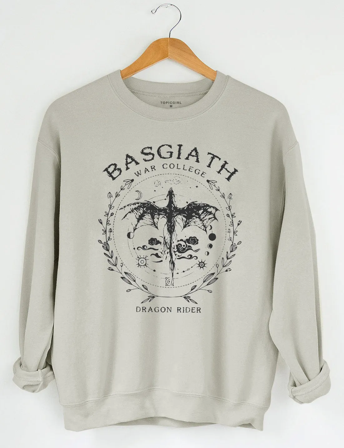 Basgiath War College Crop Sweatshirt sold by Topic Girl product image thumbnail 2