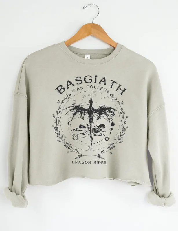 Basgiath War College Crop Sweatshirt sold by Topic Girl