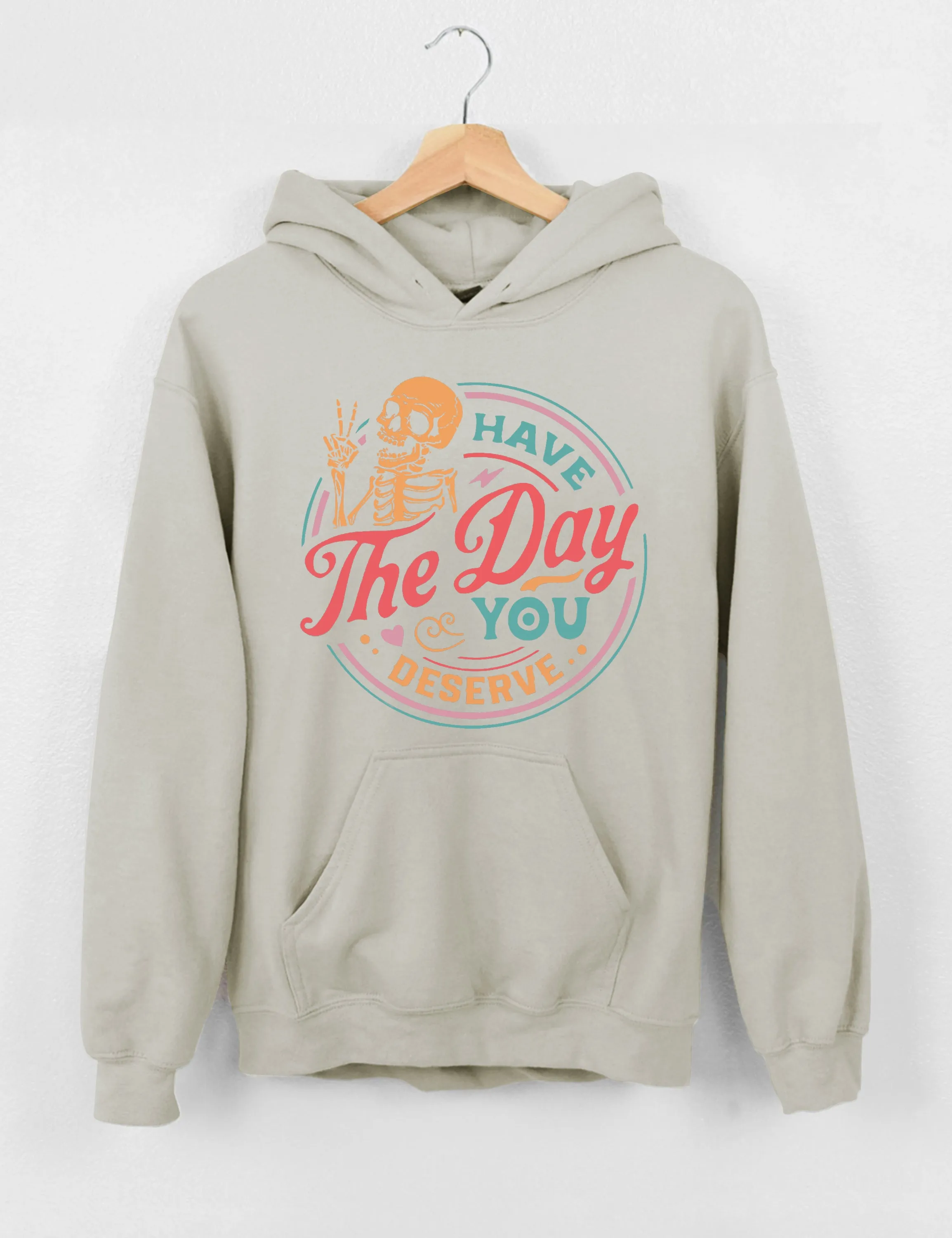 Have The Day You Deserve Crop Sweatshirt sold by Topic Girl product image thumbnail 4