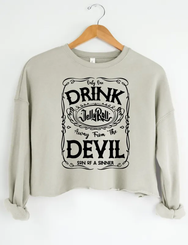 Jelly Roll Son of a Sinner Crop Sweatshirt sold by Topic Girl