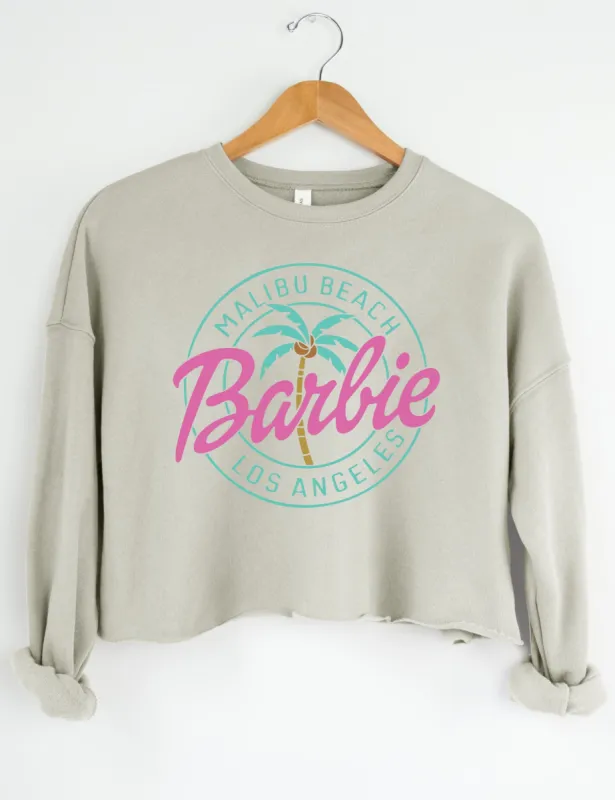 Malibu Beach Los Angeles Crop Sweatshirt sold by Topic Girl