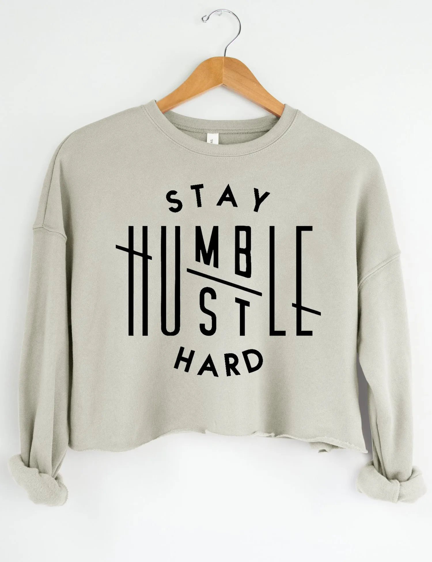 Stay Humble Hustle Hard Hoodie sold by Topic Girl product image thumbnail 4