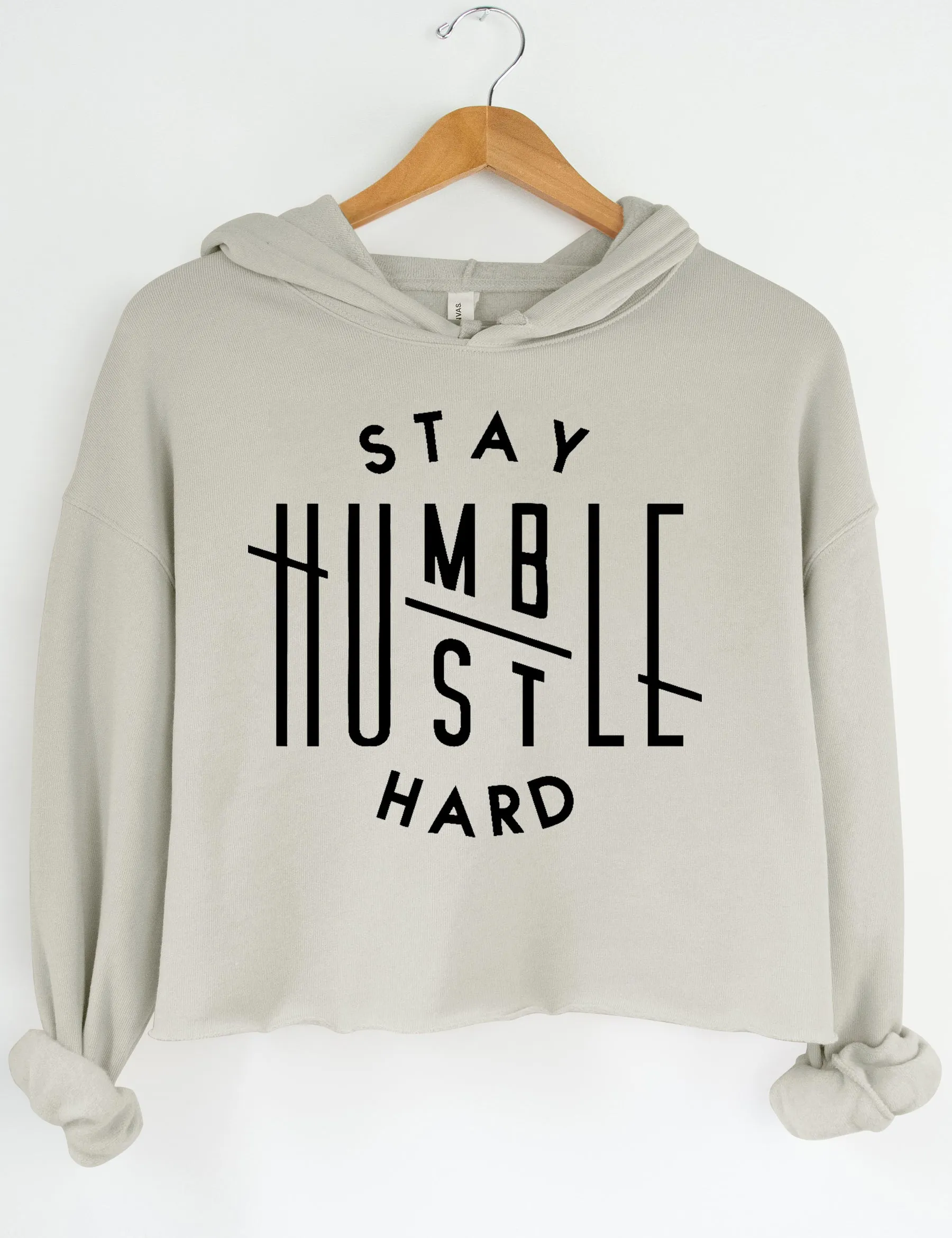 Stay Humble Hustle Hard Hoodie sold by Topic Girl product image thumbnail 2