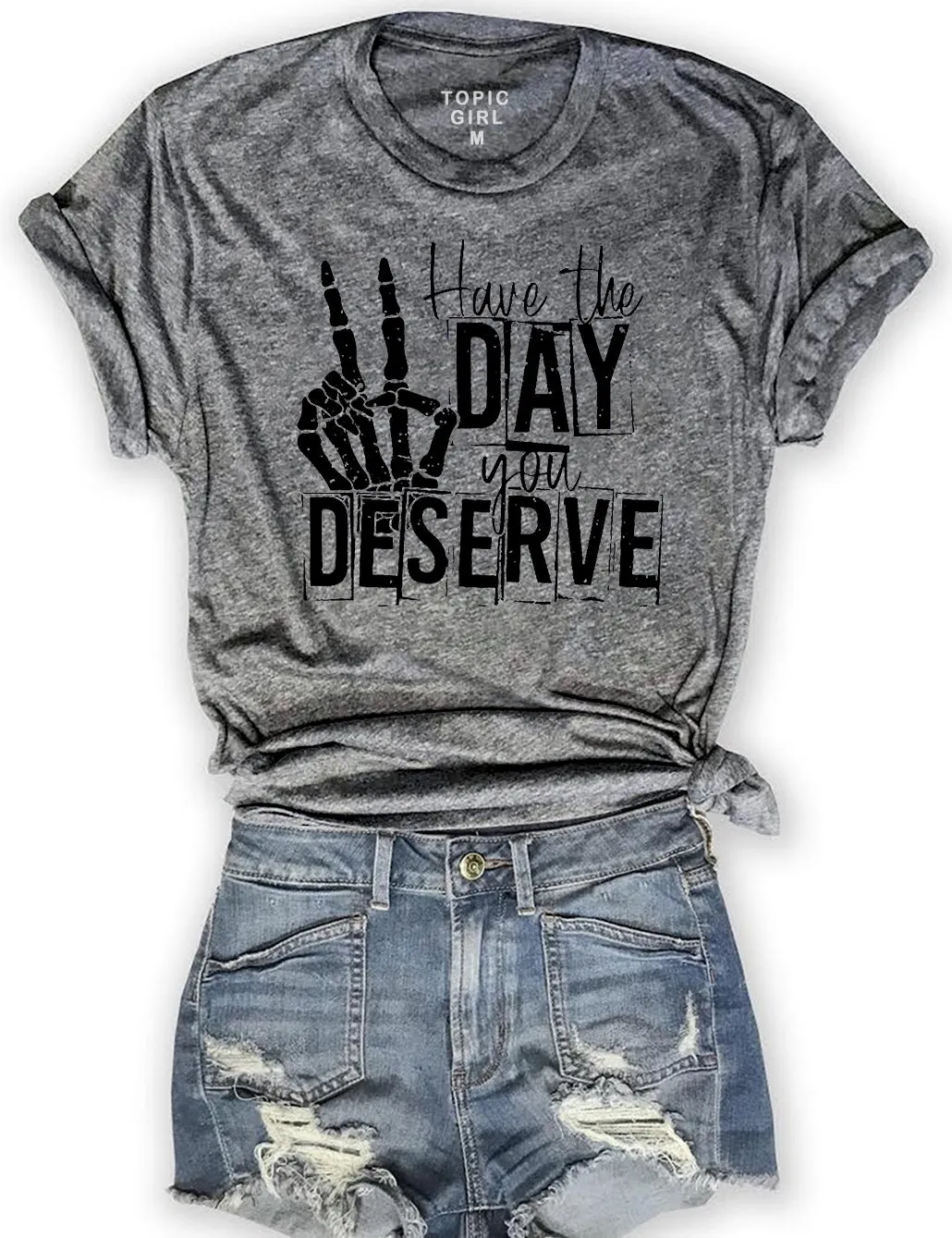 Have The Day You Deserve Hoodie sold by Topic Girl product image thumbnail 5