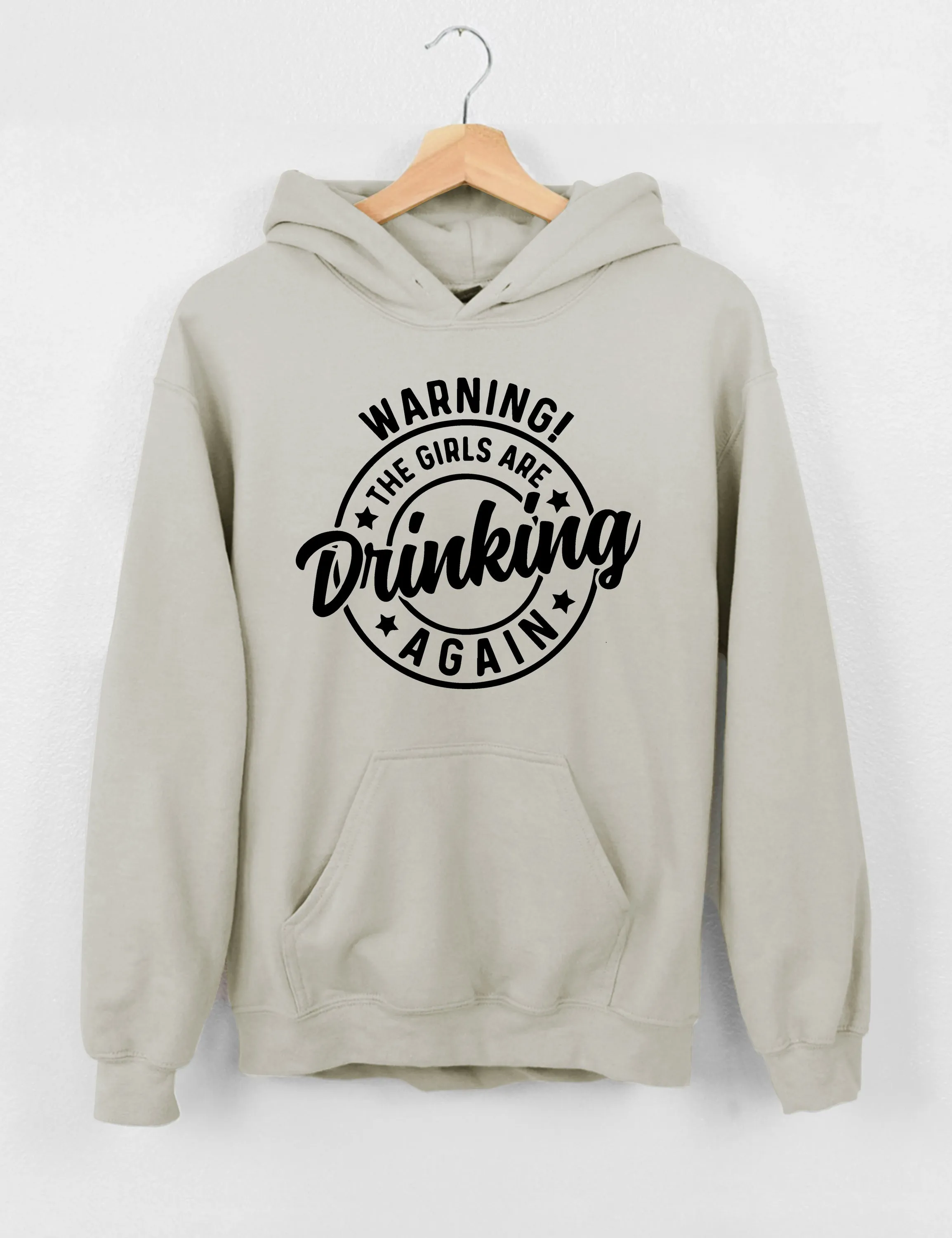 Warning! The Girls Are Drinking Again Tee sold by Topic Girl product image thumbnail 3