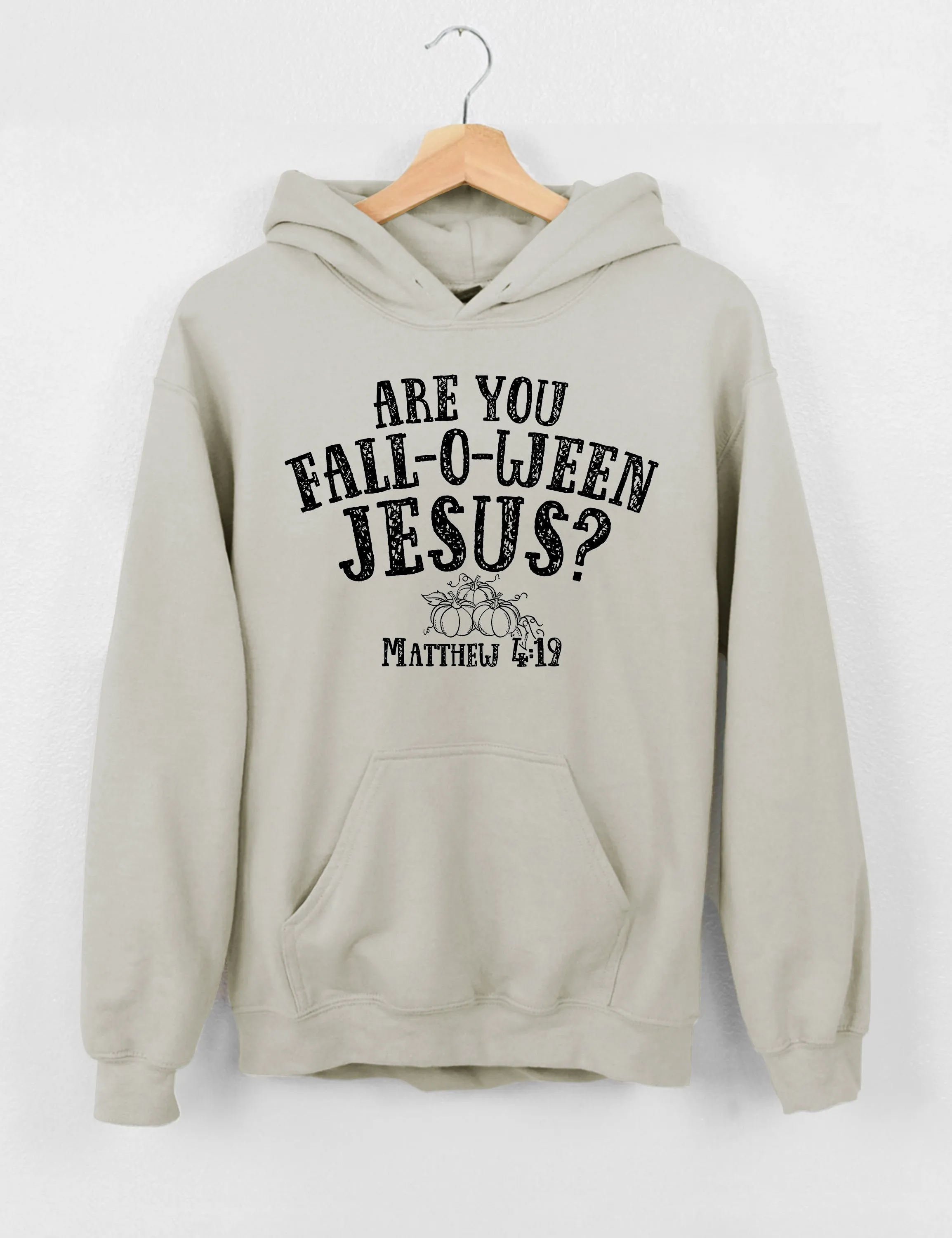 Are you Fall-o-ween Jesus Halloween Crop Hoodie sold by Topic Girl product image thumbnail 2