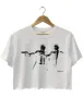 William Saliba & Gabriel Magalhães Pulp Fiction Crop Top sold by Topic Girl