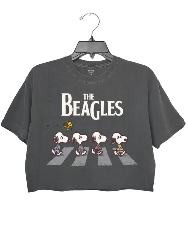 The Beagles Crop Top sold by Topic Girl