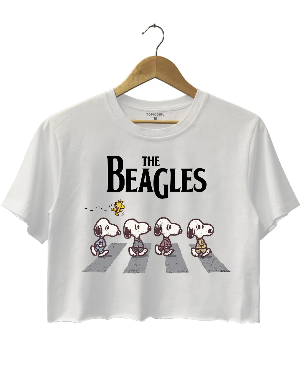 The Beagles Crop Top sold by Topic Girl product image thumbnail 2