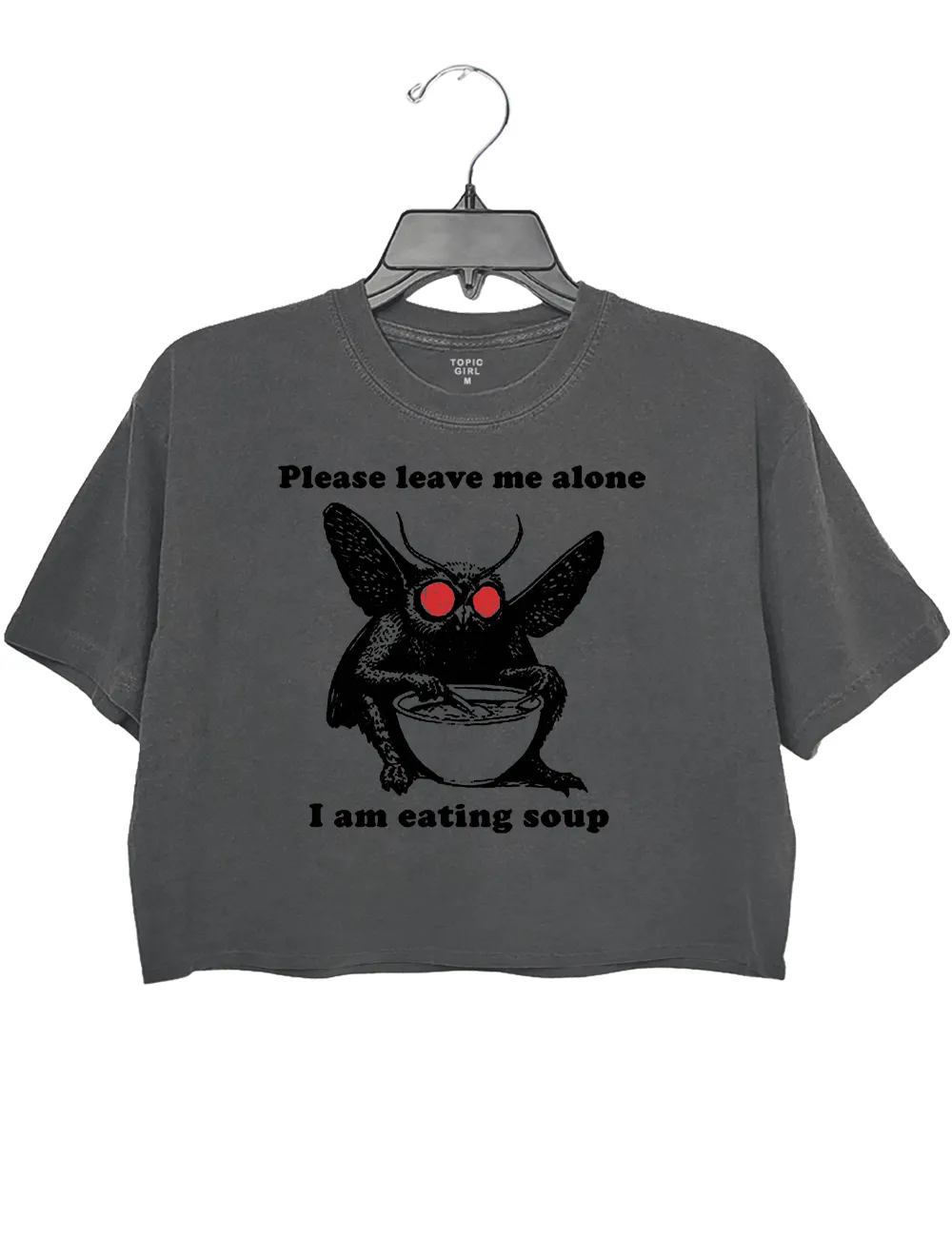 Please Leave Me Alone I Am Eating Soup Crop Top sold by Topic Girl