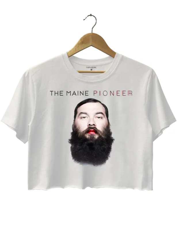 Pioneer The Maine Album Crop Top sold by Topic Girl
