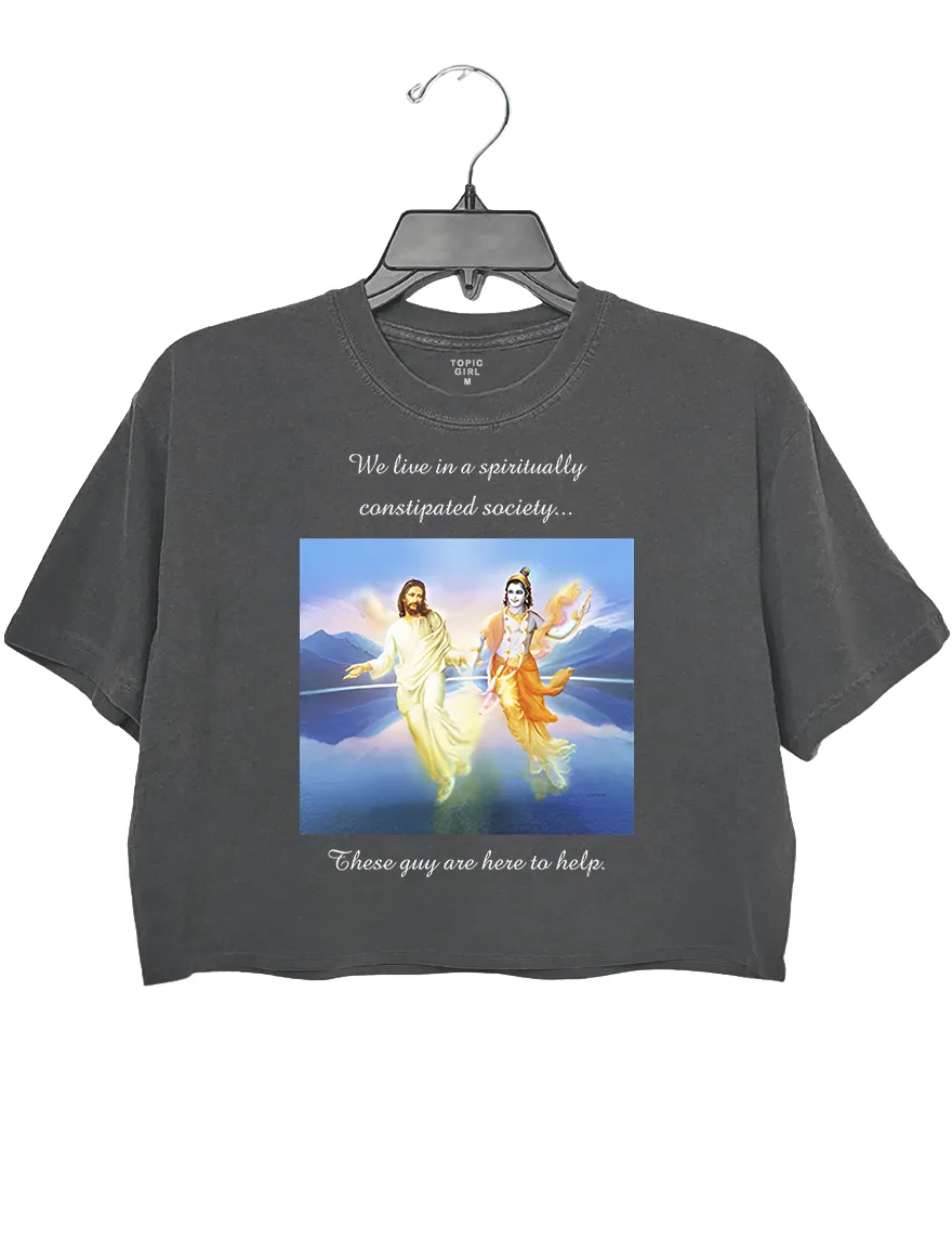 We Live In A Spiritually Constipated Society sold by Topic Girl product image thumbnail 2