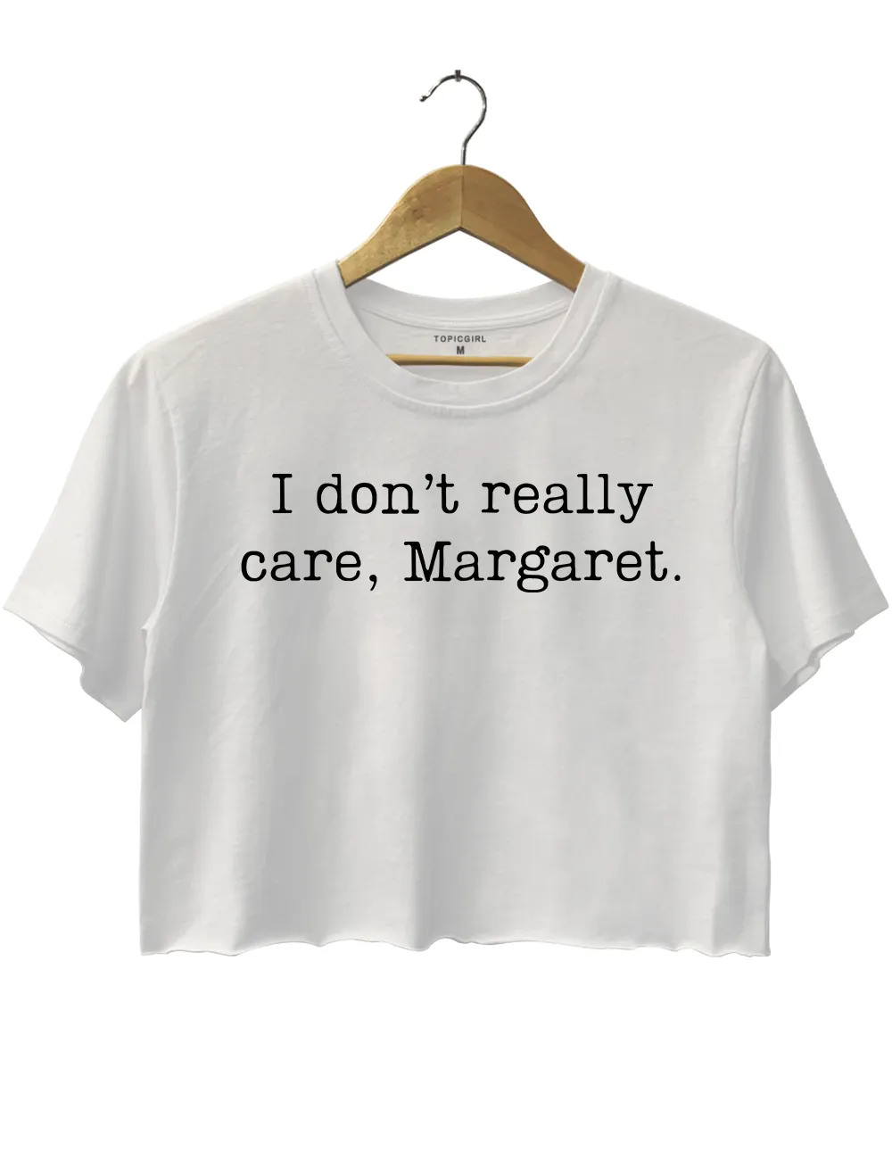 I Don't Really Care, Margaret Crop Top sold by Topic Girl product image thumbnail 2