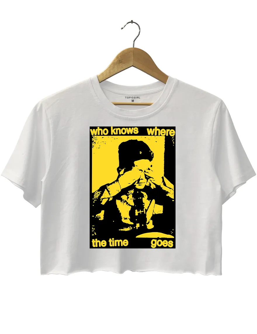 Who Knows Where The Time Goes Crop Top sold by Topic Girl product image thumbnail 2