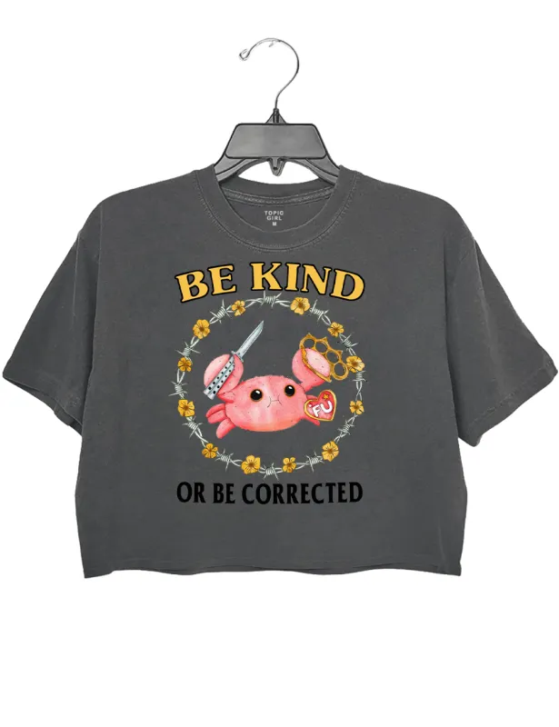 Be Kind Crop Top sold by Topic Girl