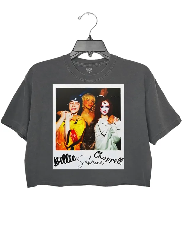 Billie Sabrina Chappell Signature Crop Top sold by Topic Girl