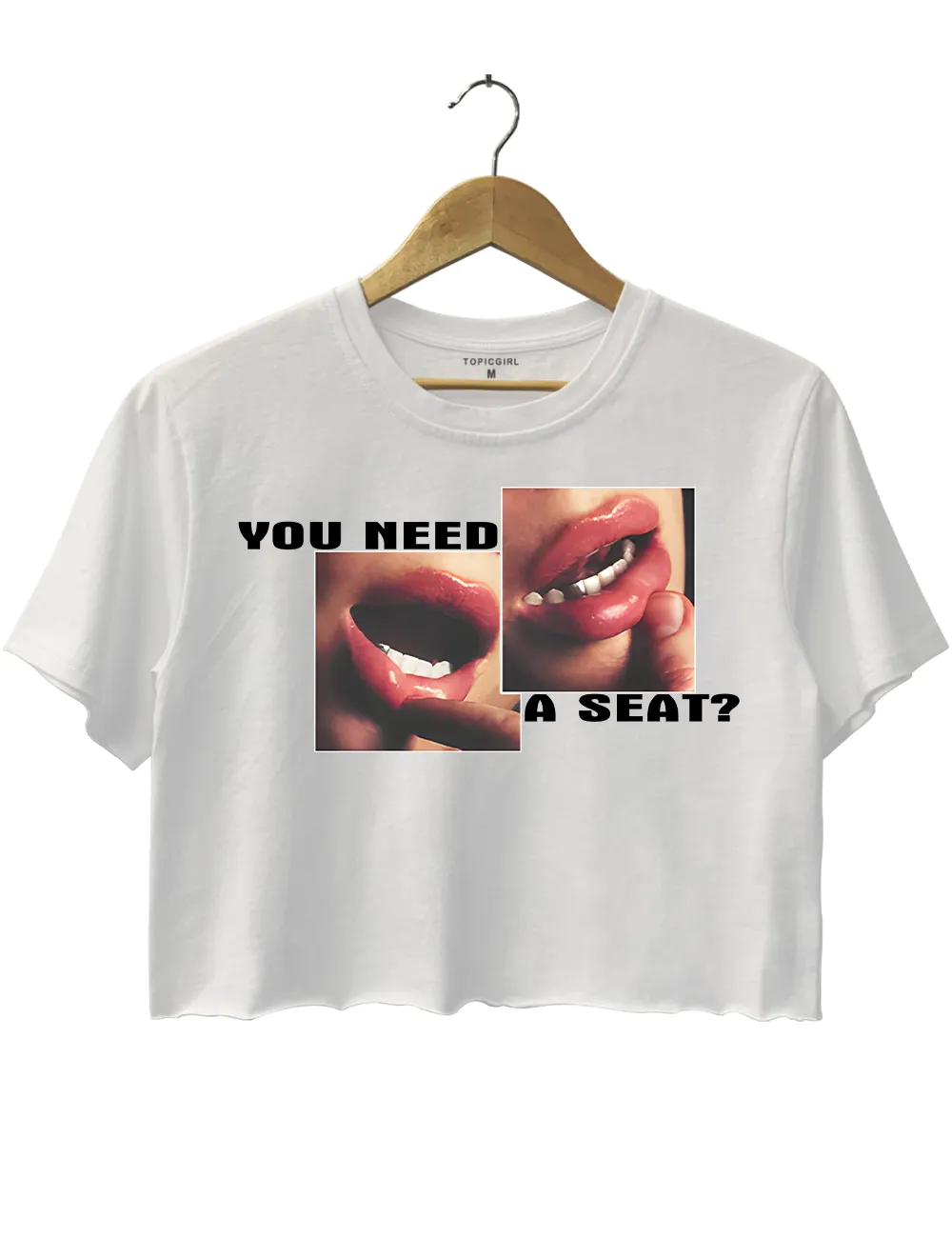 I Will Volunteer You Need A Seat Billie Eilish Crop Top sold by Topic Girl product image thumbnail 2