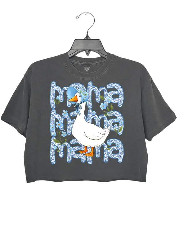 Mama Goose Crop Top sold by Topic Girl