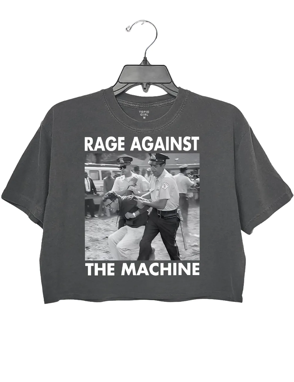 1963 Arrest Bernie Sanders Crop Top sold by Topic Girl