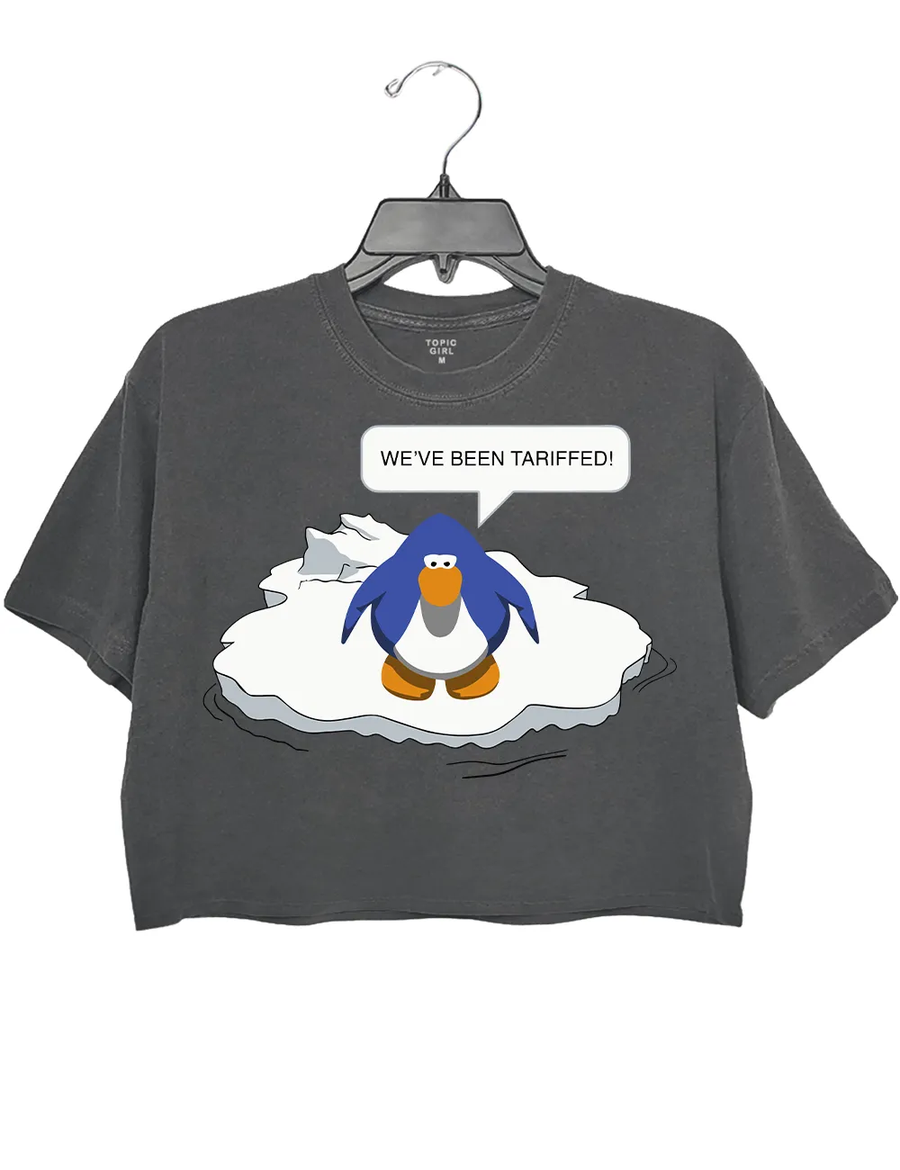 Weve Been Tariffed Crop Top sold by Topic Girl