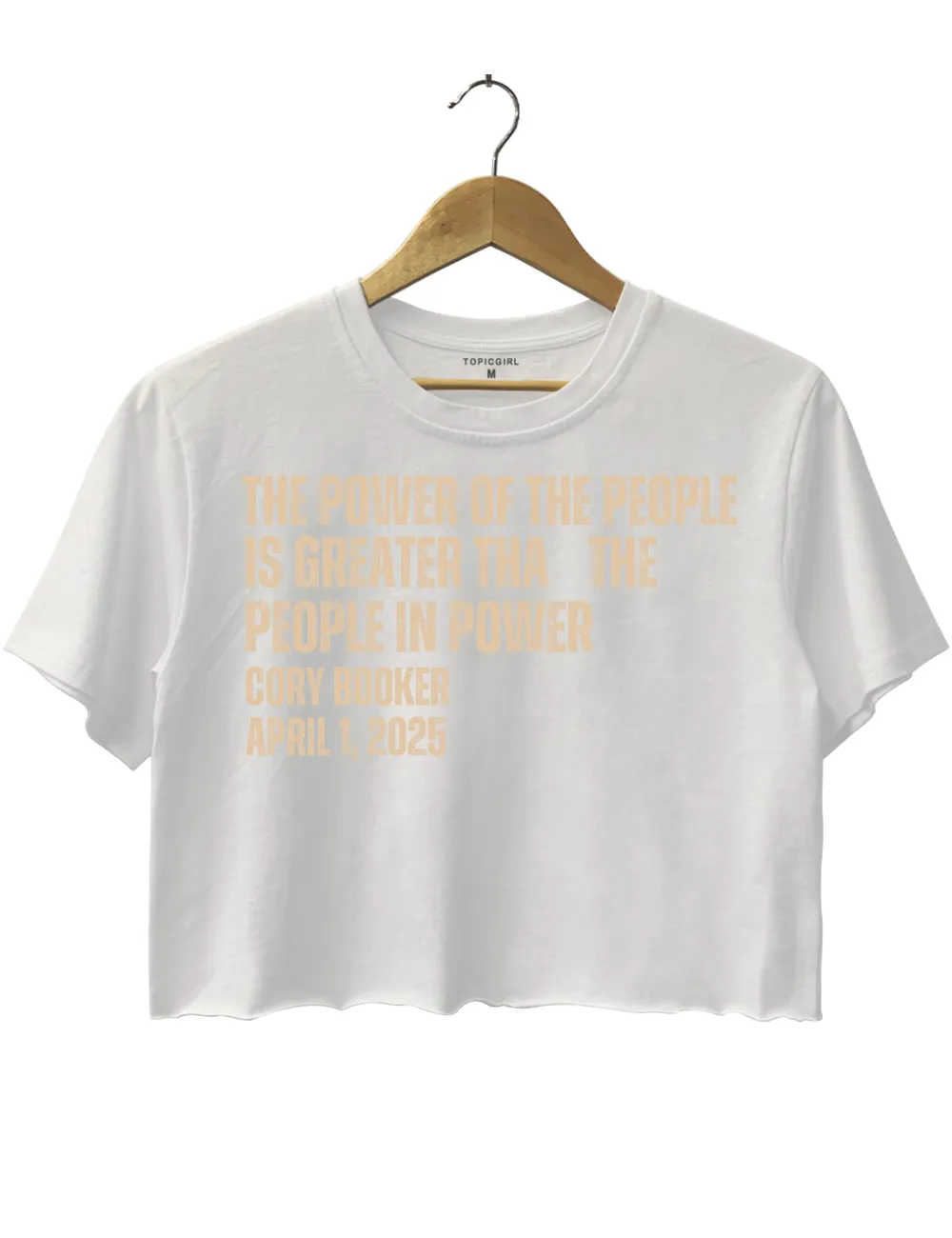 Power Of The People Crop Top sold by Topic Girl product image thumbnail 2