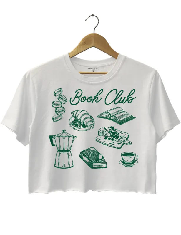 Book Club Crop Top sold by Topic Girl